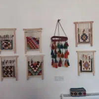 دار بافت شده گلیم دکوری