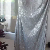لباس مجلسی .خیلی شیک و زیبا.زیر زانو.سالم.تمیز