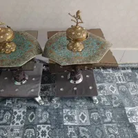 جلومیزی و عسلی شیشه ای
