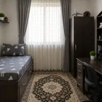 سرویس تخت و کمد ام دی اف