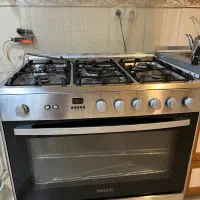 اجاق گاز فر دار اسنوا تمام استیل