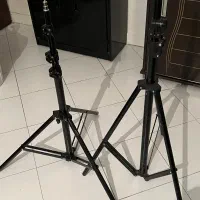 سه پایه نورپردازی ۲ عدد