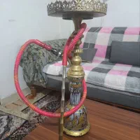 قلیون سایز بزرگ با تنه قدیمی برنجی اصل فوری فوری