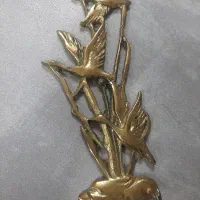جاکلیدی برنجی طرح مرغابی