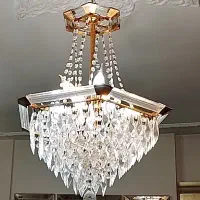 یک جفت2عدد لوستر شیک و‌کاملا سالم تمام کریستال