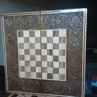 تولیدی تخته نرد،چوب روس اعلامنبت کار دست فاخر ۵۹۰۰