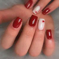 کاشت و ترمیم ناخن اجرای طراحی برجسته و ساده