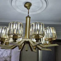 لوستر آشپزخانه کرم طلایی