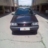 پراید 89 دوگانه کارخانه شاسی جلو سالم