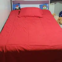 تخت خواب یک و نیم نفره با تشک داری باکس زیر تخت