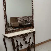 آینه شمعدان برنجی