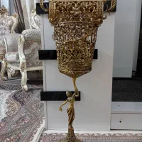 سطل اشغال و جا دستمال کاغذی برنجی