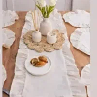 رانر ترک چیندار کتان
