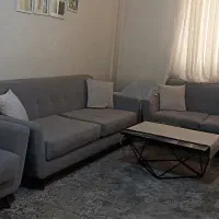 مبل راحتی طوسی