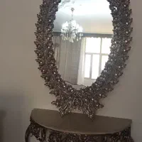 ایینه و شمعدان در حد نو