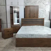 تختخواب دونفره / تخت دونفره مدل خطی