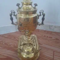 سماور قدمت دار روسی اصل زغالی