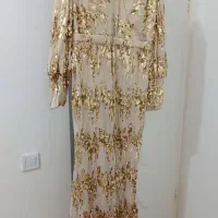 پیراهن مجلسی کار شده
