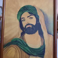 تابلوی امام رضا رنگ روغن