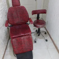 صندلی تخت برقی ارایشگاهی مطبی با تابوره