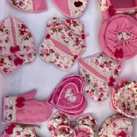 سرویس آشپزخانه پارچه ای نسوز مناسب نو عروس
