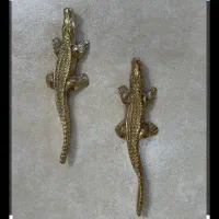 مجسمه برنجی سوسمار.هفت کوتوله..دزد دریایی