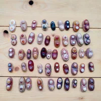۵۰ عدد نگین باباقوری دو کوهان