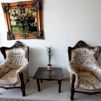 مبل استیل سلطنتی چوب منبت کاری