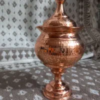 قندان پایه دار مسی