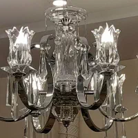 دیوارکوب + لوستر بزرگ پذیرایی خیلی شیک مناسب جهاز
