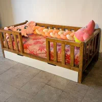 سرویس خواب نوزاد و نوجوان تخت بدون کلبه