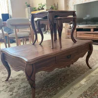 میز وسط و گل میز