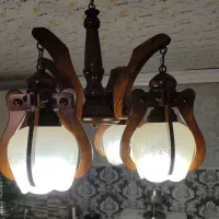 لوستر چوبی