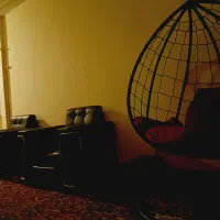 مبلمان ۴ نفره چرم مشکی