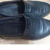 کفش چرم مشکی