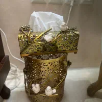 جا دستمالی و سطل