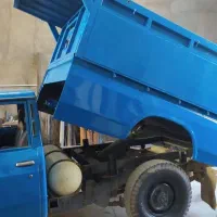 حمل نخاله با نیسان کمپرسی همراه کارگر