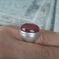 انگشتر یاقوت نقره