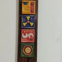 قاب دیواری چوبی و سرامیک