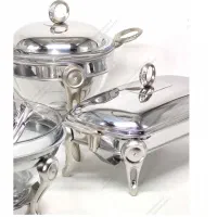 سوفله خوری استیل حلقه نگین رزلند