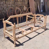تولیدکننده کلاف خام کاناپه پشت صاف کاجی