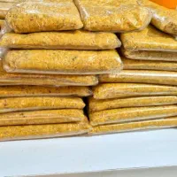 خمیر کوبیده گوشت و مرغ