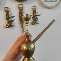 قلیون برنجی روسی عتیقه قدیمی