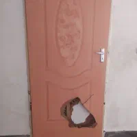 درب چوبی