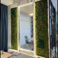 آبنما شیشه ای با رنگ کوره ای