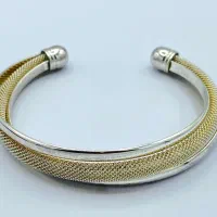 بنگل(دستبند)زنانه برندTiffany Co نقره 925(تیفانی)