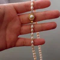 گردنبند مروارید باروک اصل
