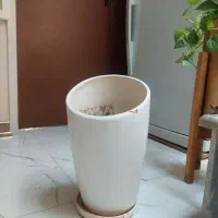 سه مدل گلدان سفید و نارنجی