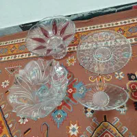 ۴عدد جامیوه ای و پارچ و کاسه