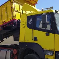ده چرخ باری کمپرس حمل گندم جو۱